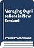 Managing Orgnisations in New Zealand by Sandy Millar