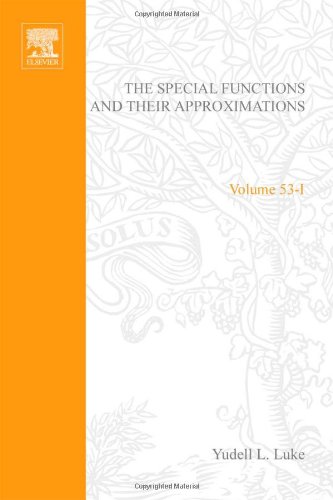 The Special Functions and Their Approximations: v. 1, Volume 53A (Mathematics in Science and Engineering)