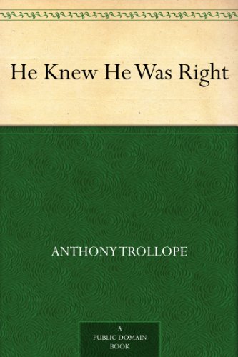 He Knew He Was Right