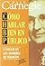 Cómo hablar bien en público e influir en los hombres de negocios