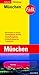 Munchen plattegrond: mit Cityplanen von Dachau - Furstenfeldbruck - Gauting - Germering - Grunwald - Ismaning Taufkirchen - Vaterstetten (German Edition)