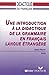 Une Introduction Á La Didactique De La Grammaire En Français Langue Étrangère