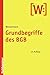 Grundbegriffe Des Bgb: Eine...