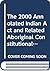 The 2000 Annotated Indian Act and Related Aboriginal Constitutional Provisions