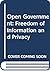 Open Government by Andrew McDonald Open Government by Andrew McDonald