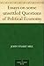Essays on Some Unsettled Questions of Political Economy by John Stuart Mill