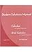 Student Solutions Manual for Larson's Calculus: An Applied Approach, 8th