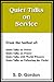 Quiet Talks on Service (with linked TOC)