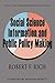 Social Science Information and Public Policy Making by Robert F. Rich