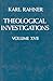 Theological Investigations Volume XVII