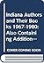 Indiana Authors and Their Books 1967-1980 by comp Donald E. Thompson