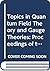 Topics in Quantum Field Theory and Gauge Theories: Proceedings of the VIII International Seminar on Theoretical Physics Held by Gift in Salamanca, June 13-19, 1977 (Lecture Notes in Physics, 77)