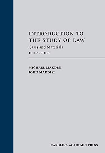 Introduction to the Study of Law (Paperback)