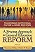 A Process Approach to General Education Reform: Transforming Institutional Culture in Higher Education