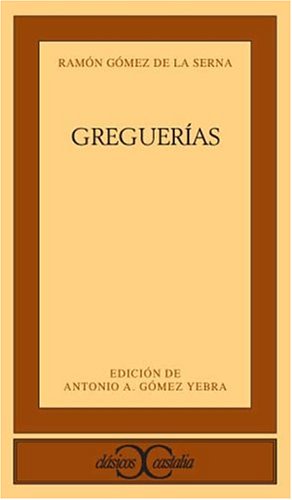 Portada de Greguerías, de Ramón Gómez de la Serna