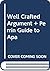 Well Crafted Argument + Perrin Guide to Apa by Fred D. White