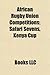 African Rugby Union Competitions: Africa Cup, Kenyan Rugby Union Competitions, South African Rugby Union Competitions, 2009 Vodacom Cup