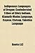 Indigenous Languages of Oregon: Confederated Tribes of Siletz Indians, Klamath-Modoc Language, Cayuse, Clatsop, Takelma Language