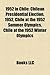 1952 in Chile: Chilean Presidential Election, 1952, Chile at the 1952 Summer Olympics, Chile at the 1952 Winter Olympics