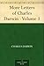 More Letters of Charles Darwin: Part One