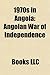 1970s in Angola: Portuguese Colonial War, Angolan War of Independence
