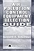 Air Pollution Control Equipment Selection Guide