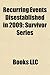 Recurring Events Disestablished in 2009: Backlash, Judgment Day, No Way Out, the Great American Bash, Wwe Backlash, Wwe the Bash