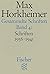 Gesammelte Schriften in 19 Bänden: Band 4: Schriften 1936-1941 (Fischer Taschenbücher Allgemeine Reihe)