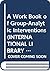 A Work Book of Group-Analytic Interventions (INTERNATIONAL LIBRARY OF GROUP PSYCHOTHERAPY AND GROUP PROCESSES)