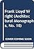 Frank Lloyd Wright (Architectural Monographs, No. 18)