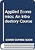 Applied Economics: An Intro...