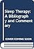 Sleep Therapy: A Bibliograp...
