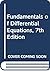 Fundamentals of Differential Equations, 7th Edition