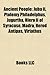 Ancient People: Arminius, Ptolemy Philadelphus, Maroboduus, Hiero II of Syracuse, Madra, Herod Antipas, Viriathus, Indo-Iranians