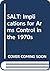 SALT: Implications for Arms...