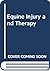 Equine Injury and Therapy