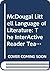 McDougal Littell Language of Literature: The InterActive Reader Teacher s Guide Grade 7