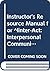 Instructor's Resource Manual for Inter-act: Interpersonal Communication Concepts, Skills, and Contexts, 9th Ed.