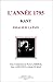 Kant, L'annee 1795: Essai S...