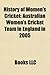 History of Women's Cricket: Australian Women's Cricket Team in England in 2005