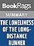 Summary & Study Guide The Loneliness of the Long-distance Runner by Alan Sillitoe