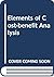Elements of Cost Benefit Analysis
