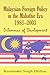 Malaysian Foreign Policy in the Mahathir Era (1981-2003): Dilemmas of Development