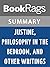 Summary & Study Guide Justine, Philosophy in the Bedroom, and Other Writings by Marquis de Sade