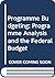 Program budgeting;: Program...