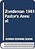 Zondervan 1981 Pastor's Annual