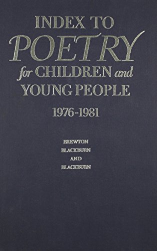 Index to Poetry for Children and Young People, 1976-1981 (Hardcover)