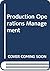 Production Operations Management