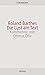 Die Lust am Text by Roland Barthes