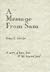 A Message From Sam; A story of love, loss & life beyond grief
